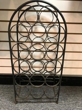 Arthur Umanoff 17 Bottle Wine Rack/ Midcentury C - 717 Black