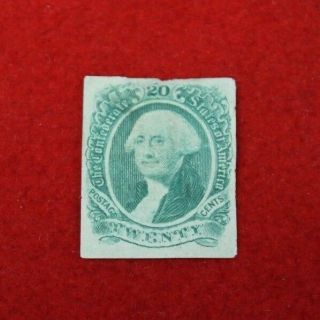 Civil War Confederate Stamp W/ Va Gen.  George Washington