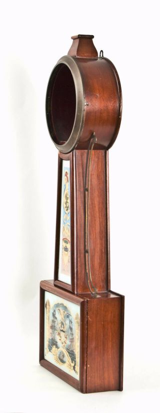 American weight driven banjo clock case only @ 1920s Chelsea 7