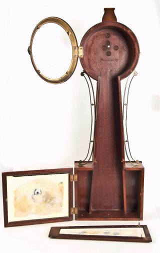 American weight driven banjo clock case only @ 1920s Chelsea 8