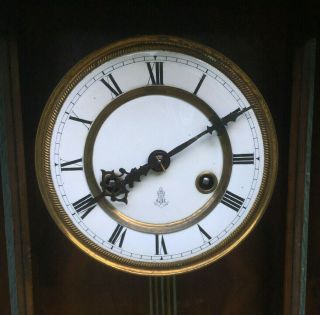 Antique Gustav Becker Silesia Regulator Wall Clock 7