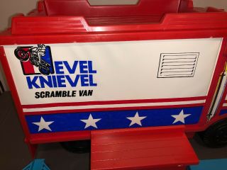 Vintage Evel Knievel Scramble Van Box 1973 Ideal Toy Complete
