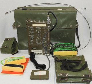 Czech Military Rf - 10 Field Radio Manpack Complete Set W Accesories