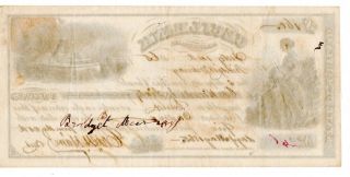 Civil War 1865 Maryland Certificate of Deposit CECIL BANK Ornate 2