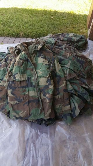 25,  Military U.  S.  Army Camoflage Field Jackets All Size