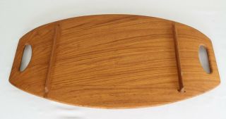 Vtg MCM 1960 ' s Dansk Teak Denmark JHQ Serving Tray 801 Jens Quistgaard IHQ 21 