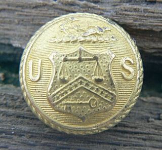 U.  S.  Revenue Cutter Service Uniform Button Shannon Miller & Crane NY 2