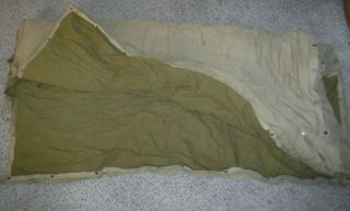 VINTAGE WWII US ARMY AIR FORCE TYPE A - 2 SLEEPING BAG MADE IN USA L@@K 2