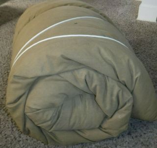 VINTAGE WWII US ARMY AIR FORCE TYPE A - 2 SLEEPING BAG MADE IN USA L@@K 5