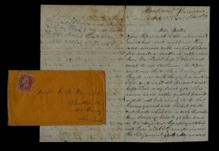 85th York Infantry Civil War Letter - Cavalry At Harrison 
