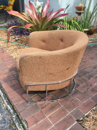 Vintage Milo Baughman Chair Mid Century Modern