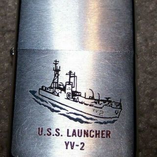 Vietnam Era Naval Lighter,  Uss Launcher Yv - 2,  Zippo Brand