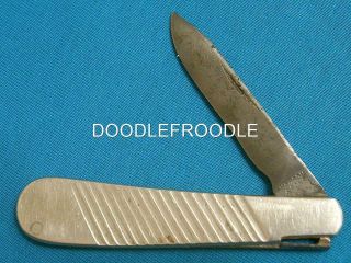 Vintage Mawson London Silver Folding Drs Doctors Surgical Scalpel Knife Military