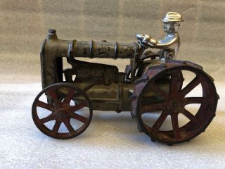 Antique Cast Iron Arcade Fordson Tractor Rare With Bonus Ford Tractor 3