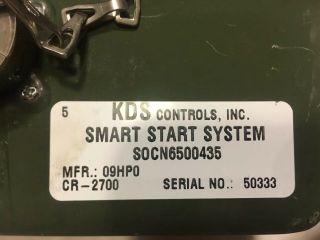 HMMWV NARTRON S3 EESS KDS S3 M998 HUMVEE SMART START PCB GLOW COMPUTER WHITE SSI 5