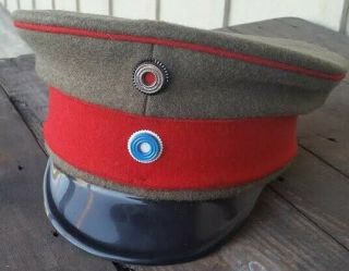 Imperial German Wwi German Army Officer Hat Cap Infantry/ General Qua