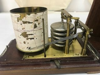 Antique - Manhattan Marine - Drum Barograph - Barometer - French Made - Scientific 5