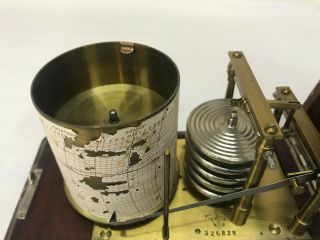 Antique - Manhattan Marine - Drum Barograph - Barometer - French Made - Scientific 6