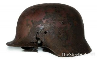 Ww2 German Helmet M35 Size 66.  World War Ii Relic