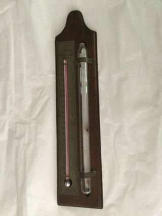 Antique Thermometer And Barometer C.  F.  Martine Milton,  Mass.