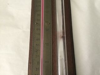 Antique thermometer and barometer C.  F.  Martine Milton,  Mass. 4
