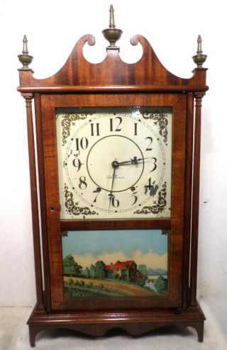 Wonderful Seth Thomas Pillar & Scroll Clock