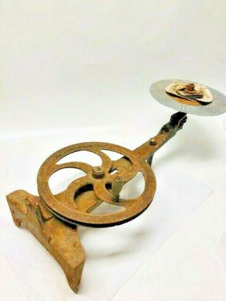 Antique Welch Color Wheel Siren hand Crank Apparatus Physics Optics Steampunk 2