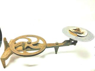 Antique Welch Color Wheel Siren hand Crank Apparatus Physics Optics Steampunk 3