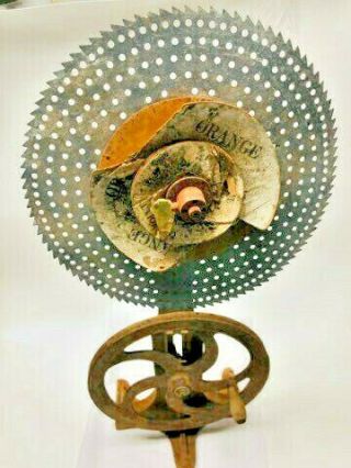 Antique Welch Color Wheel Siren hand Crank Apparatus Physics Optics Steampunk 5