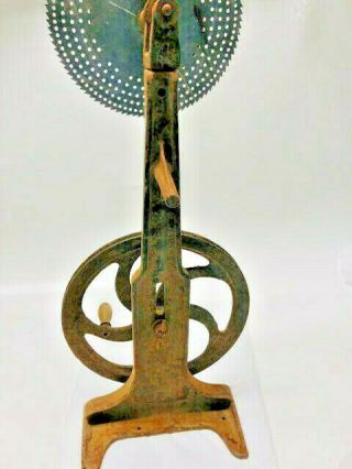 Antique Welch Color Wheel Siren hand Crank Apparatus Physics Optics Steampunk 6