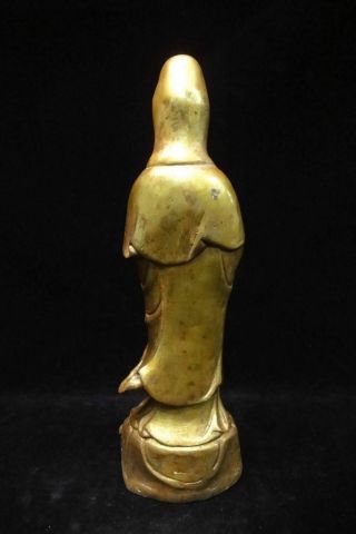 Rare Large Old Chinese Gilt Bronze 