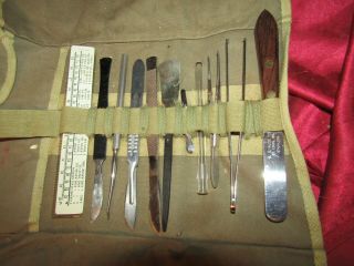 WWII SURGEON ' S KIT FOR THE FIELD DOCTOR RARE COMPLETE AMERICAN 2