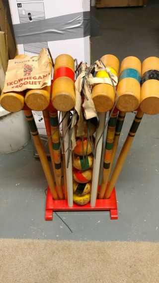 Vintage Rademaker Croquet Set