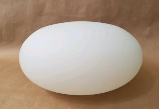 Lightcraft Frosted Glass Mushroom Lamp Shade Fits Bill Curry Design Line MCM 7