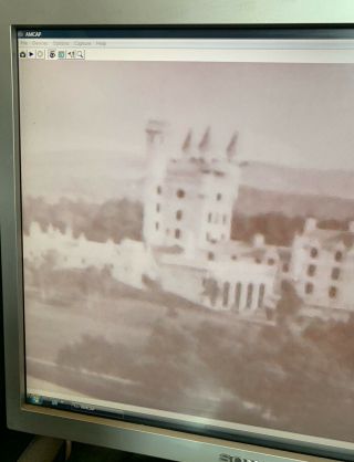 Antique Victorian Microscope Slide Balmoral Castle Microphotograph Watson Rare 7