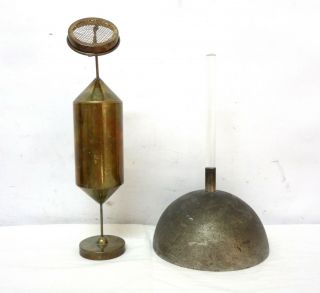 Antique Vintage Rare Sphere Electrodes Electrical Lab Demo Instruments