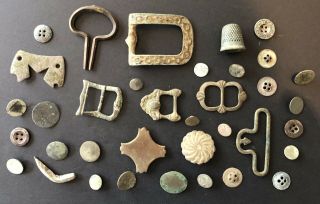 Group Of Civil War And Colonial Artifacts - Dug Central Virginia