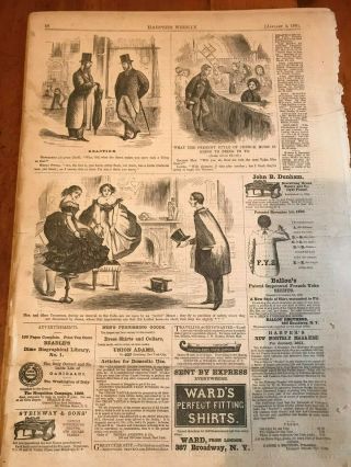 Harper ' s Weekly January 5,  1861 Complete Georgia Secessionist Delegation 4