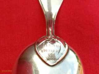 RARE ANTIQUE 1901 PATENT STERLING SILVER RED CROSS MEDICINE SPOON.  KNOWLES,  R.  I. 2