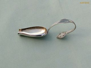 RARE ANTIQUE 1901 PATENT STERLING SILVER RED CROSS MEDICINE SPOON.  KNOWLES,  R.  I. 6