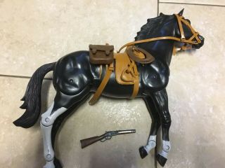Vintage Marx Best Of The West Johnny West Horse And Saddle