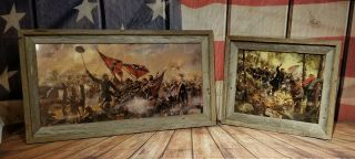 Awesome Civil War Union & Confederate Soldier Decorative Pictures