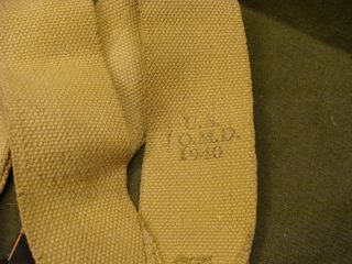 Rare J.  Q.  M.  D.  1940 Dated M1936 Suspenders