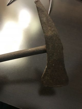 Revolutionary War Rare American 1700’s Spike Axe For Belt 4 1/2 Inches Forged 5