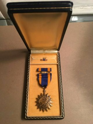 World War 2 Air Medal With Coffin Box