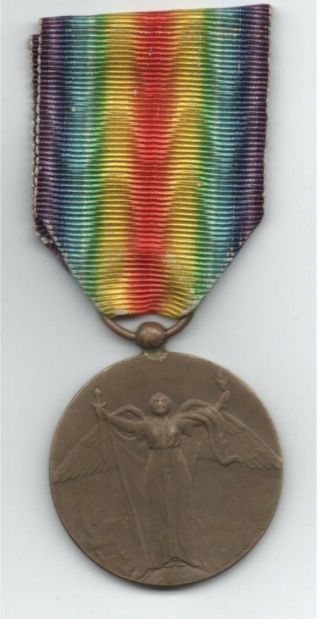 Unc Cuba Cuban Wwi Victory Medal - Official Type Chobillon Interallied Triangle