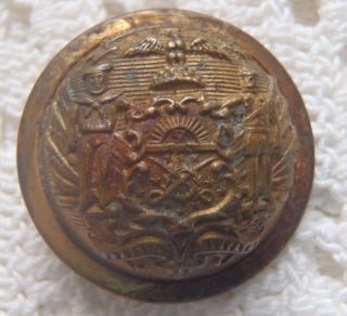 Brass Sons Of Veterans Button By A P Davis Company Dated 1888
