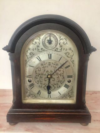 Antique English Made Bracket Clock 5 Gongs