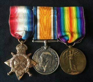 Medal Group An&mef German Guinea/ Egypt/ Gallipoli 4th Battalion 5th R