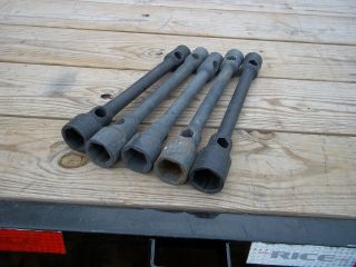 5.  Military Surplus Heavy Lug Wrench Tools Truck Trailer Tire 1 - 1/2,  13/16 In